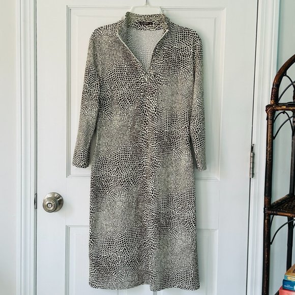 J. McLaughlin Bedford Dress in Leopard Print (size XS) - Picture 7 of 12